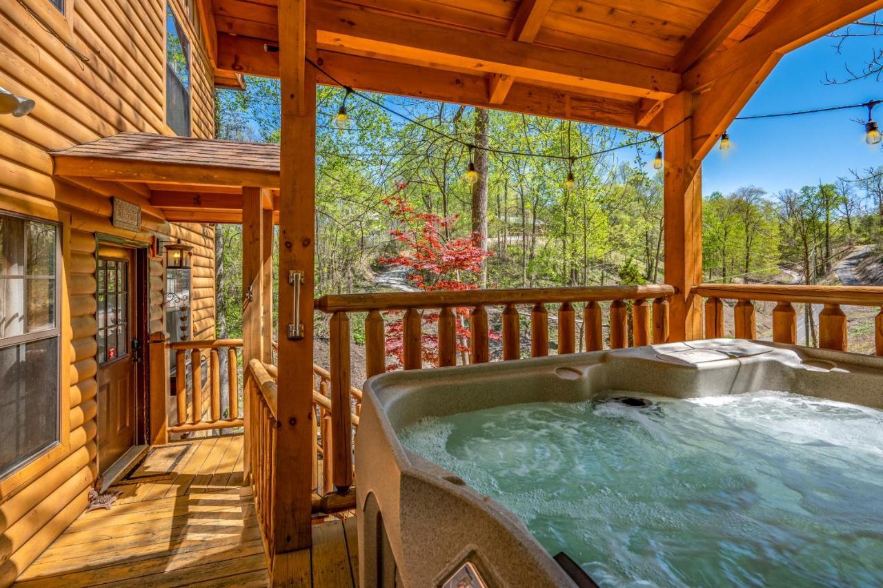 Permanent Vacation-Private Honeymoon Cabin With Hot Tub Sevierville Buitenkant foto