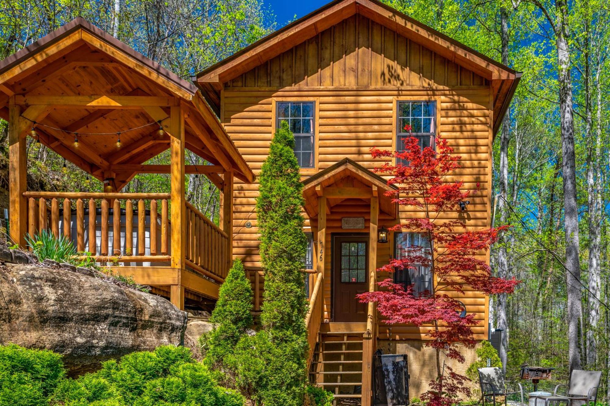 Permanent Vacation-Private Honeymoon Cabin With Hot Tub Sevierville Buitenkant foto